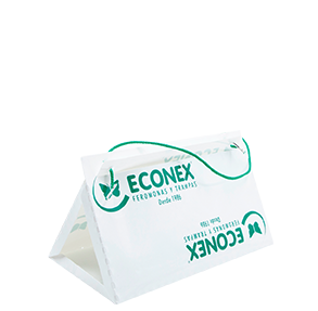 ECONEX DISPOSABLE WHITE TRIANGULAR 