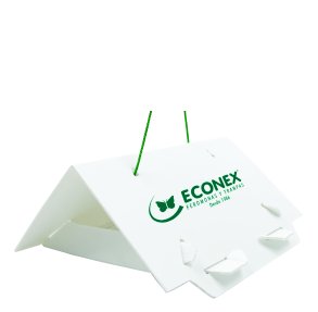 ECONEX FOLDING WHITE TRIANGULAR WITHOUT SHEETS 